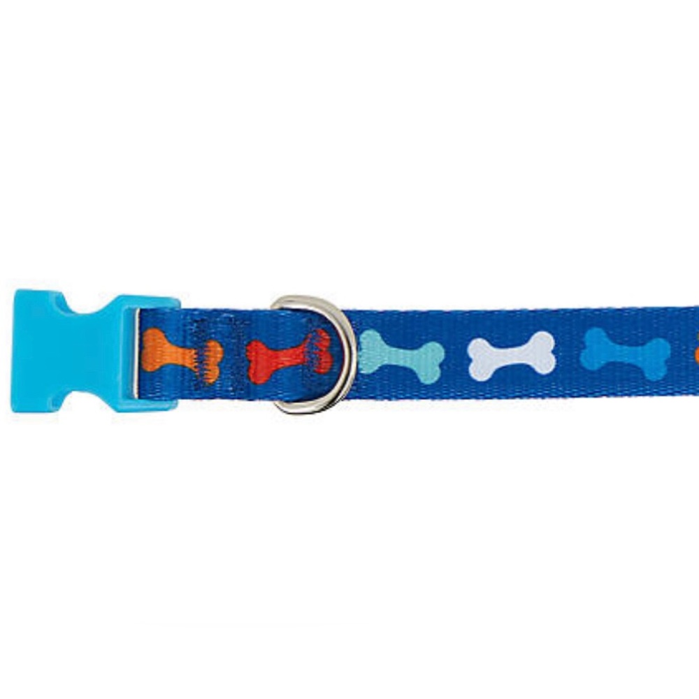 Top Paw® Multi-Color Bone Dog Collar